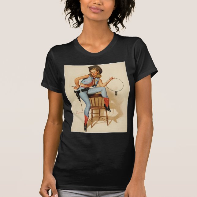 T-shirt Garota do Pin-up (Frente)