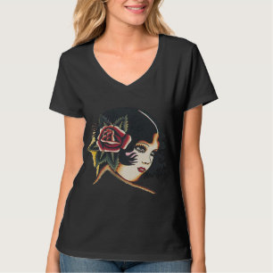 T-shirt Garota Feminina Vintage