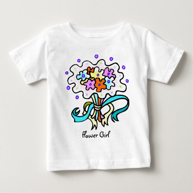 T-Shirt Garota Flor (Frente)