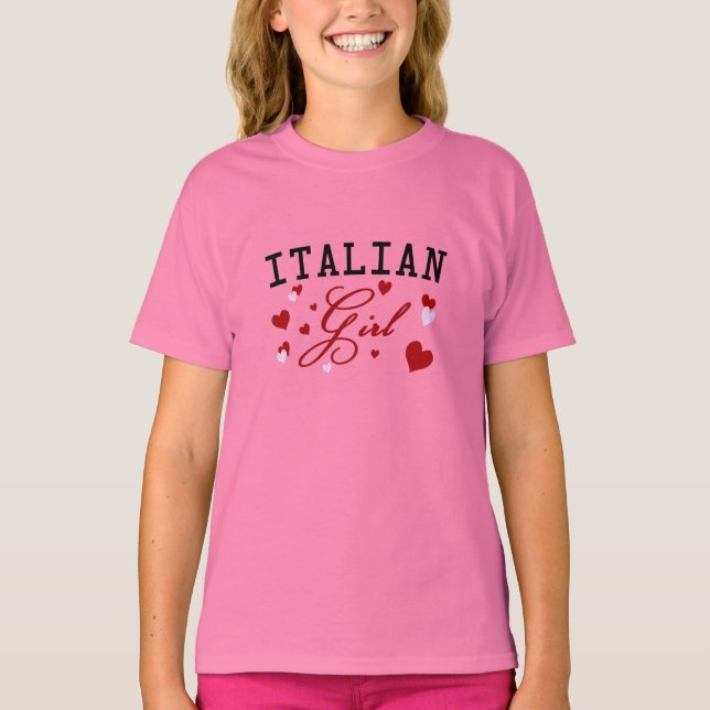 T-Shirt Garota Italiana (Frente)