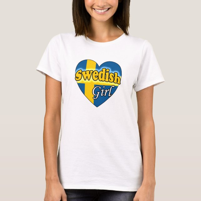 T-shirt Garota Sueca (Frente)