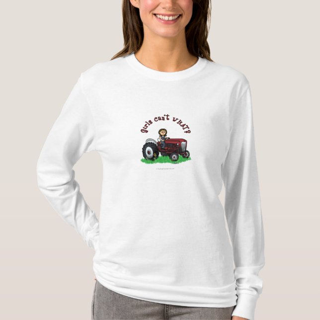 T-shirt Garota Vermelha Clara (Frente)