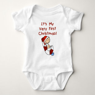 T-shirt Garoto em Candy Cane 1rua Xmas