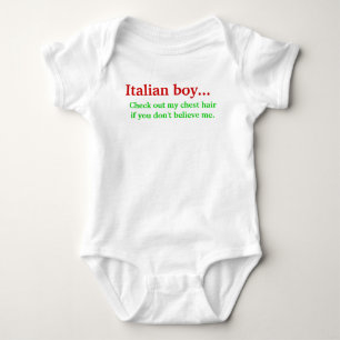 T-shirt Garoto italiano... Olha o meu cabelo no peito se..
