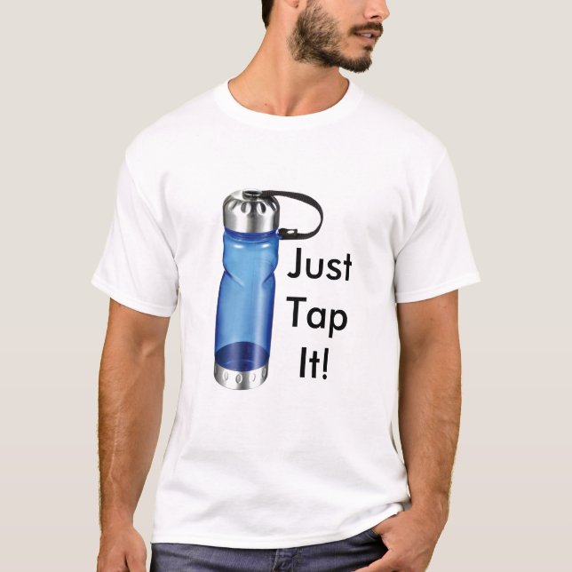 T-shirt Garrafa de água 2, JustTapIt! (Frente)