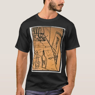 T-shirt garrafa de jantar