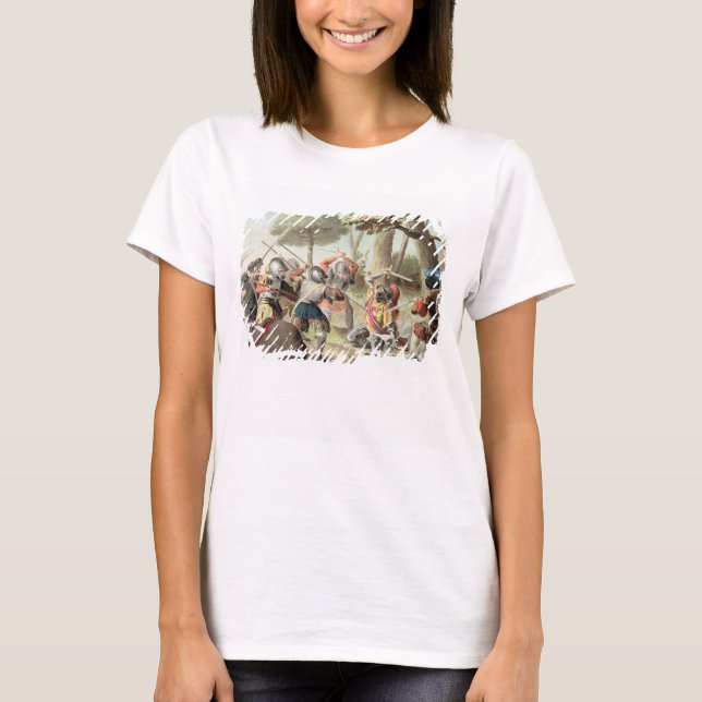 T-shirt Gaston de Foix (1488-1512) Slain na Batalha de (Frente)