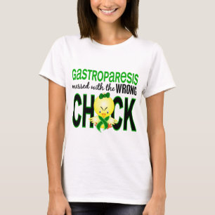 T-shirt Gastroparesis sujou com pintinho errado