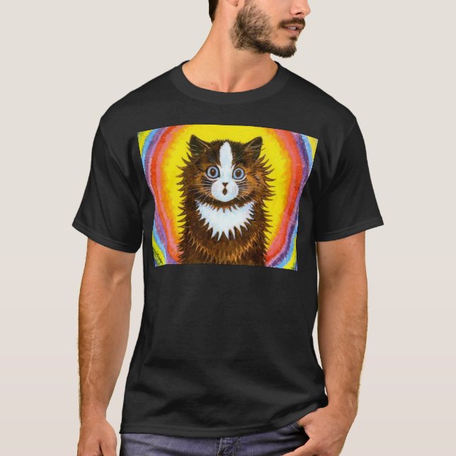 T-shirt Gata Arco-íris (Frente)