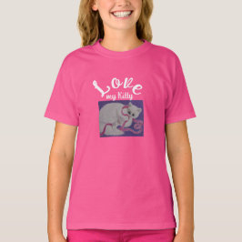 T-Shirt gatinho bonito