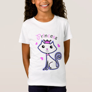 T-shirt gatinho da princesa