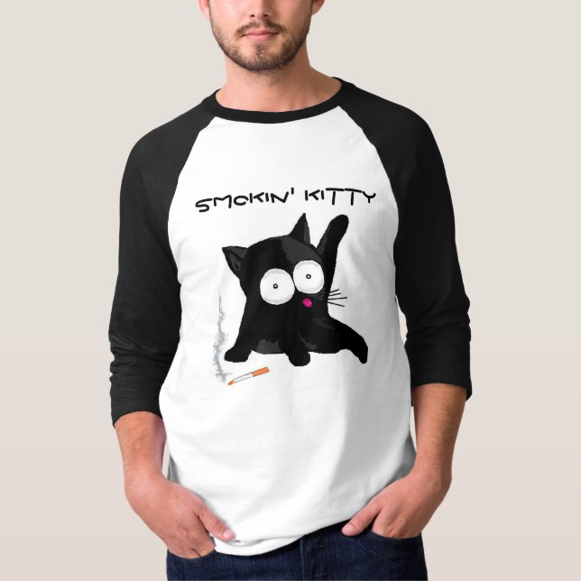 T-shirt Gatinho de Smokin (Frente)