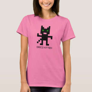 T-shirt Gatinho do disco