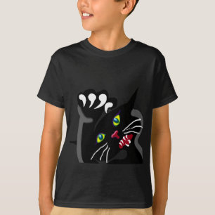 T-shirt gatinho do ninja