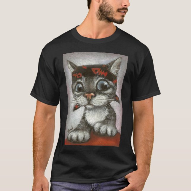 T-shirt Gatinho do pirata (Frente)