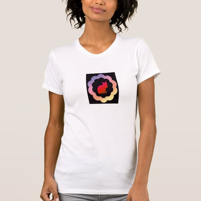 T-shirt Gatinho escalado - (Frente)