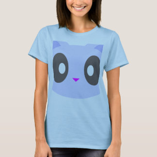T-shirt gatinho kawaii close-up