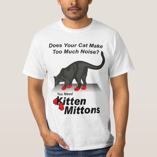 T-shirt Gatinho Mittons (Frente)