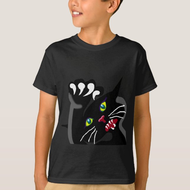 T-shirt gatinho ninja (Frente)