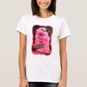 T-shirt Gato branco da diva envolvido na boa cor-de-rosa