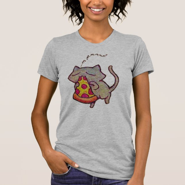 T-shirt Gato da pizza! (Frente)