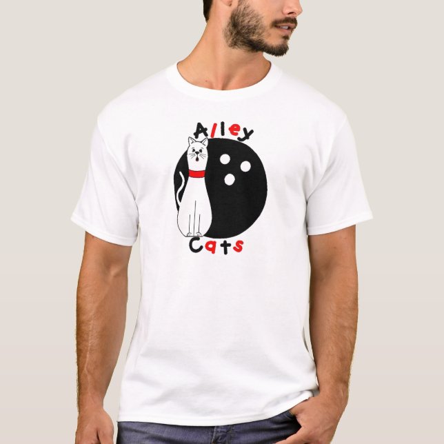 T-shirt Gato de beco (Frente)