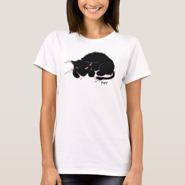 T-shirt Gato de escruffy (Frente)
