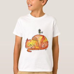 T-Shirt Gato De Gato De Cama