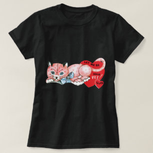 T-shirt Gato de Namorados antigo