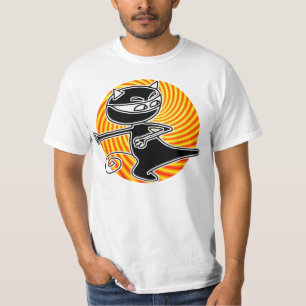 T-shirt Gato de Ninja