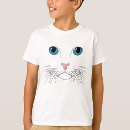 T-Shirt Gato De Olho Azul