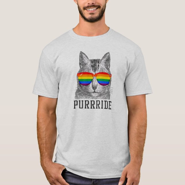 T-shirt Gato de Purrride (Frente)