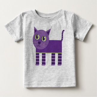T-shirt Gato De Roxo E Roxo