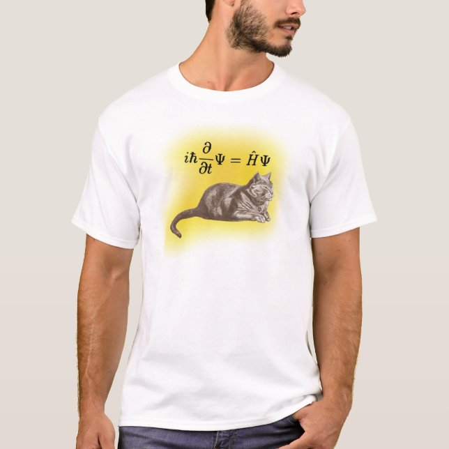 T-shirt Gato de Schrodinger (Frente)