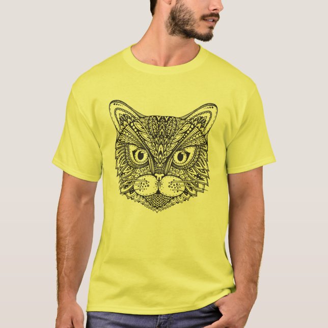 T-shirt Gato do estilo (Frente)