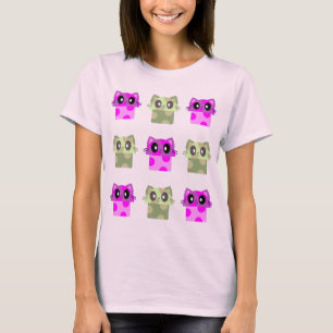 T-shirt gato do gatinho do cogumelo do meow do meowshroom