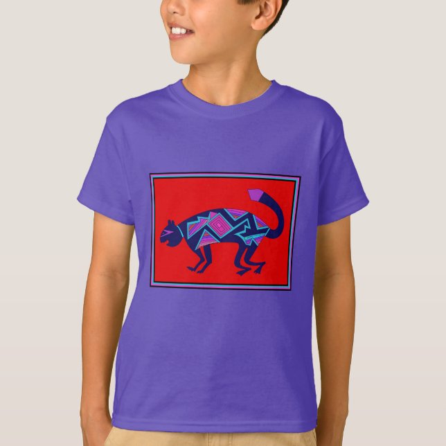 T-shirt Gato do sudoeste de Mimbres (Frente)