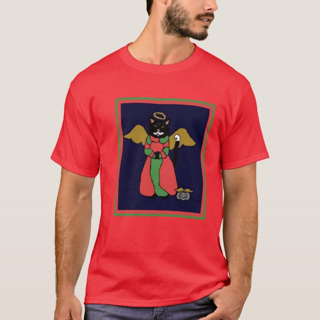 T-shirt Gato e MouseAngels de Wigglebottom (Frente)