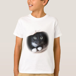 T-shirt Gato em um saco