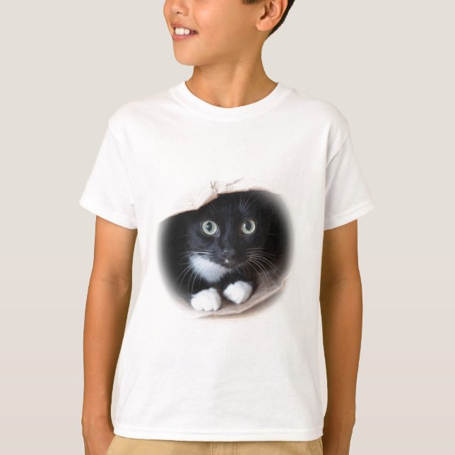 T-shirt Gato em um saco (Frente)