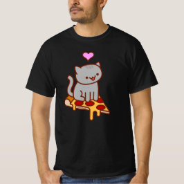 T-SHIRT Gato Engraçado PIZA CAT