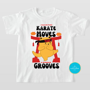 T-Shirt Gato Gato Karate Move Funny