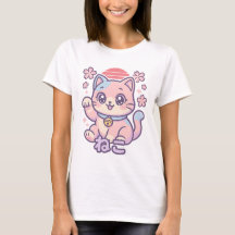 T-Shirt Gato Gato | Kawaii - Topo do Streetwear