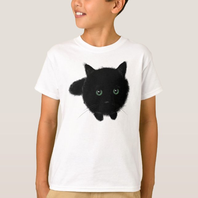 T-shirt Gato Negro (Frente)
