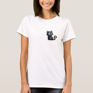 T-Shirt Gato Negro