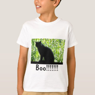 T-shirt Gato Negro Feliz Halloween