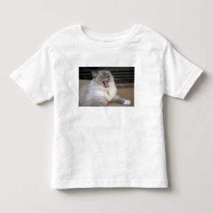 T-shirt gato Neva Masquerade bocejando