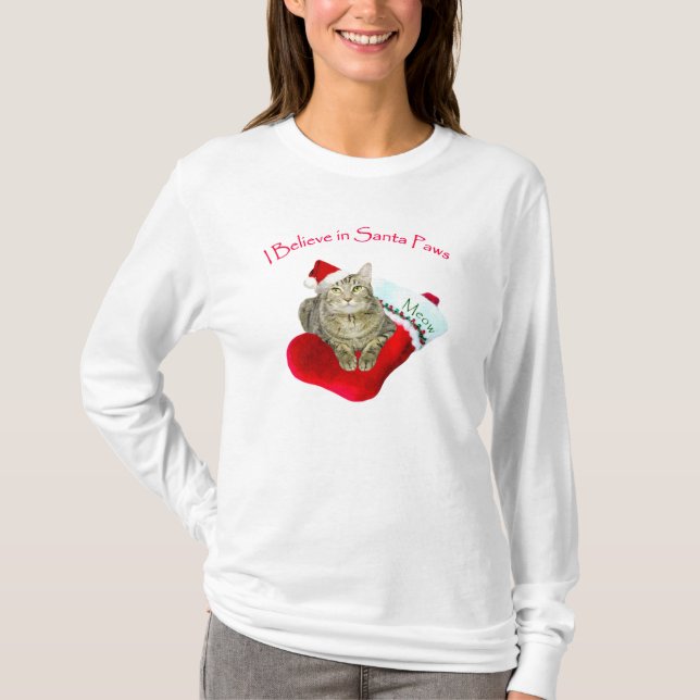 T-shirt Gato no Natal (Frente)