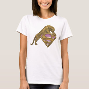 T-shirt Gato Ouro de Supergirl