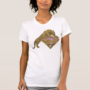 T-shirt Gato Ouro de Supergirl